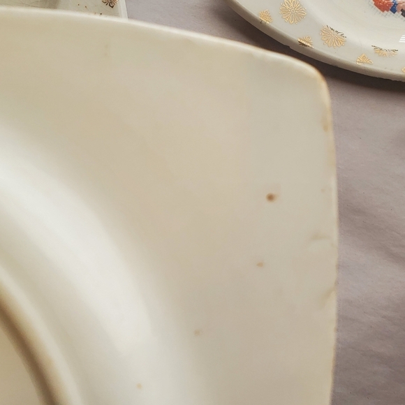 Vintage Tricorne by Salem. Dutch 22 carat gold. 4 lunch 1 appetizer plate. - Picture 13 of 14